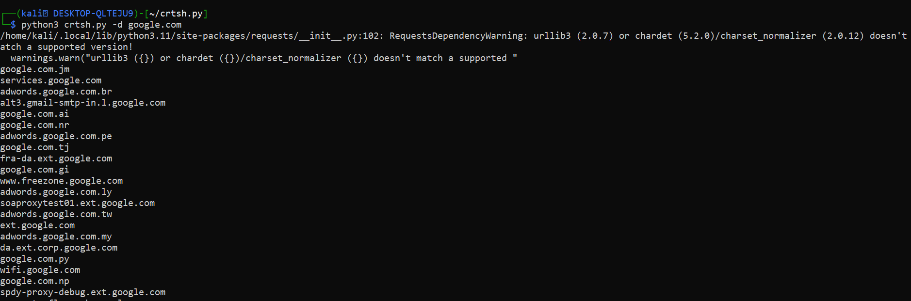 In Master subdomain hunting part 2.  we will see the commands of CRTsh command line tool for kali linux, ubuntu and etc.  