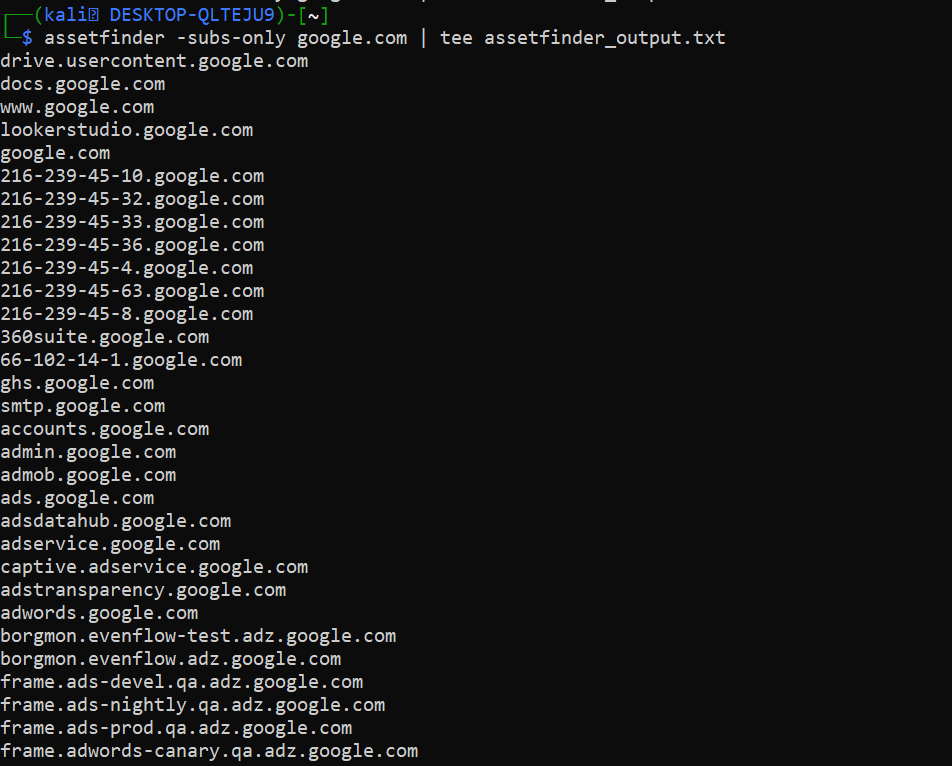 In Master subdomain hunting part 2.  we will see the commands of assetfinder for kali linux, ubuntu and etc.  