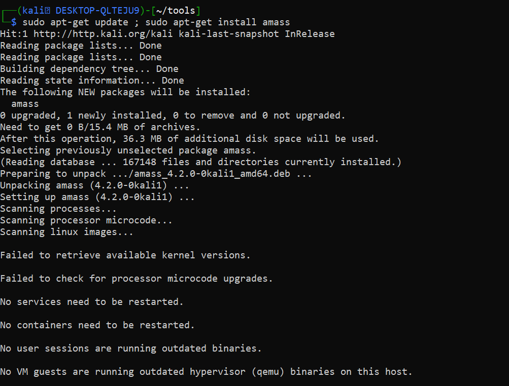 In Master subdomain HUNTING part 2. we will see the installation guide of amass tool. amass is subdomain enumeration tool. 